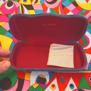 Gucci Eyeglasses Case w/ Cleaning Cloth